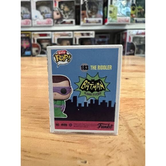 BITTY Riddler 1" Funko Pop #183 DC Comics Adam West Batman Frank Gorshin TV Show - Picture 3 of 6